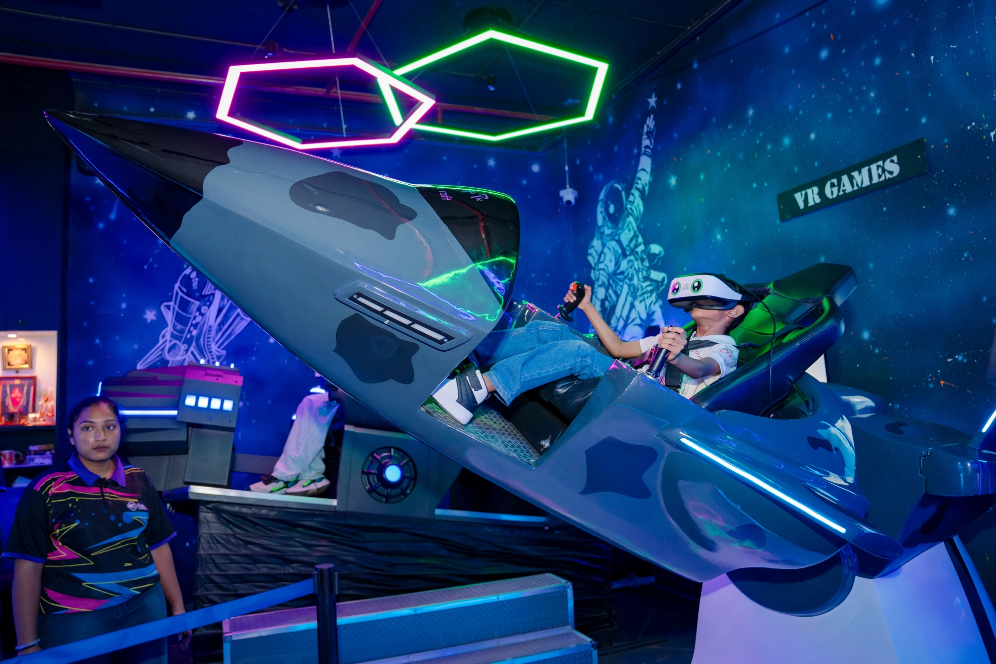 Thrill packed VR experience