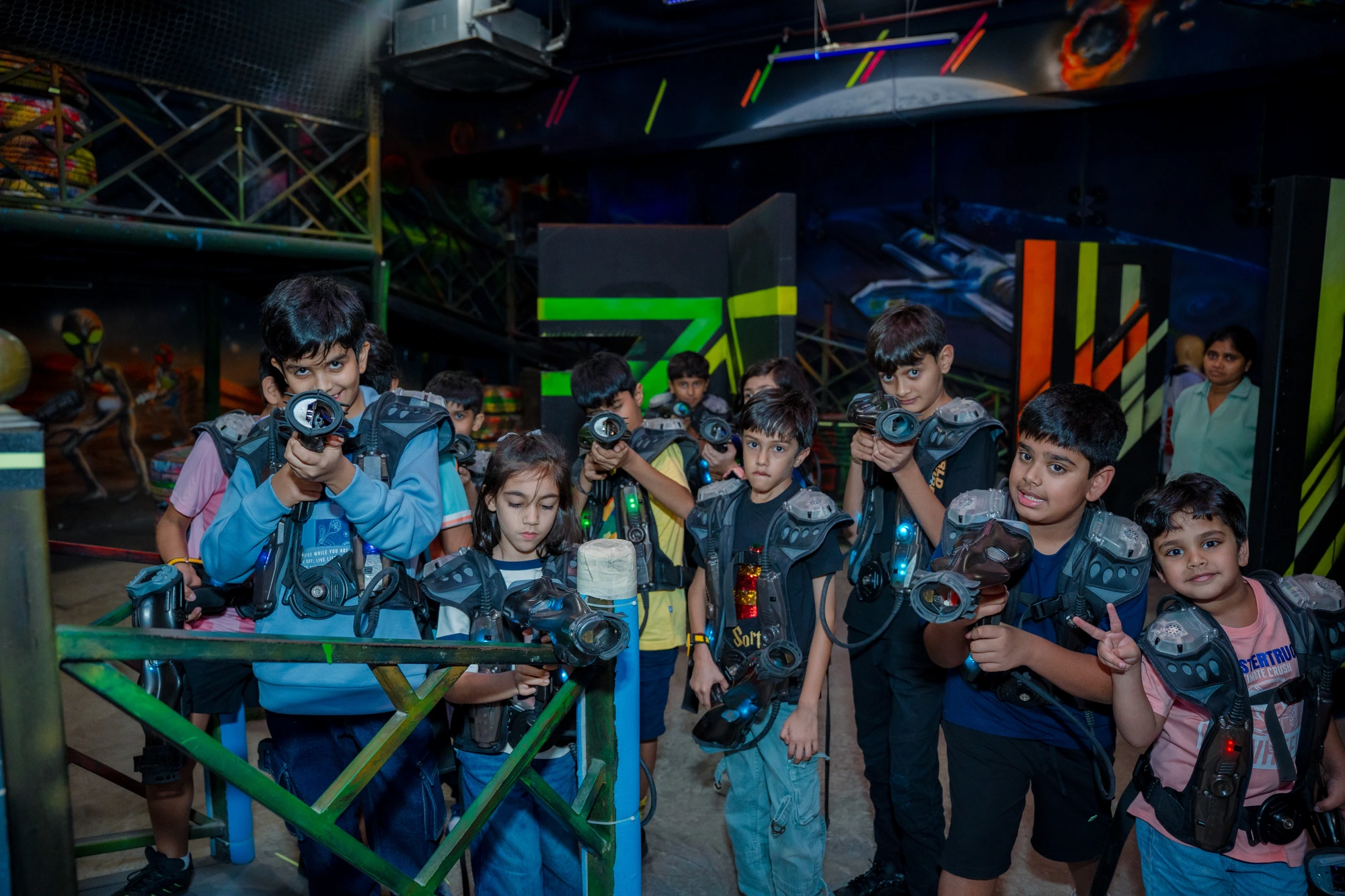 Laser tag action