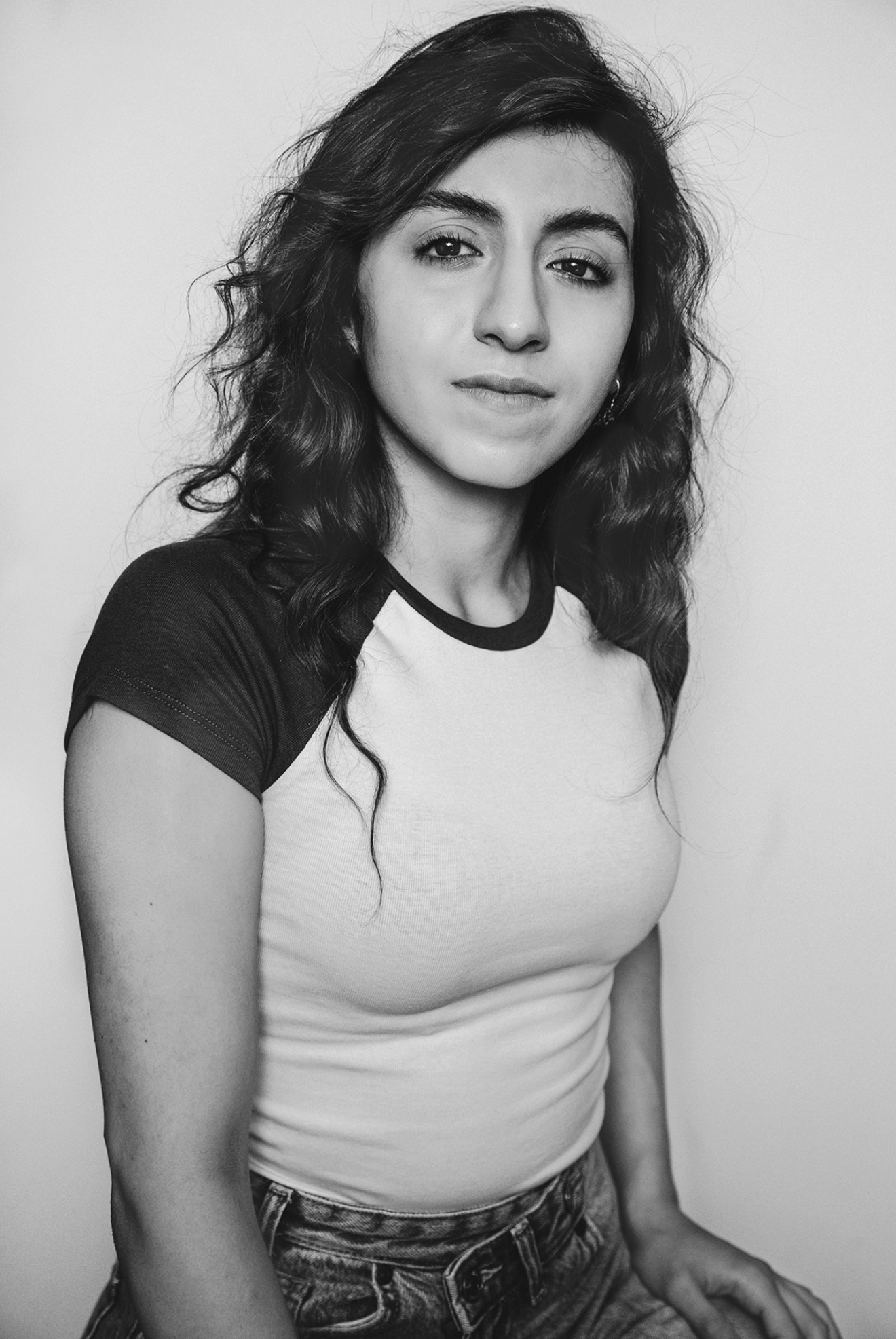 Portrait — black & white