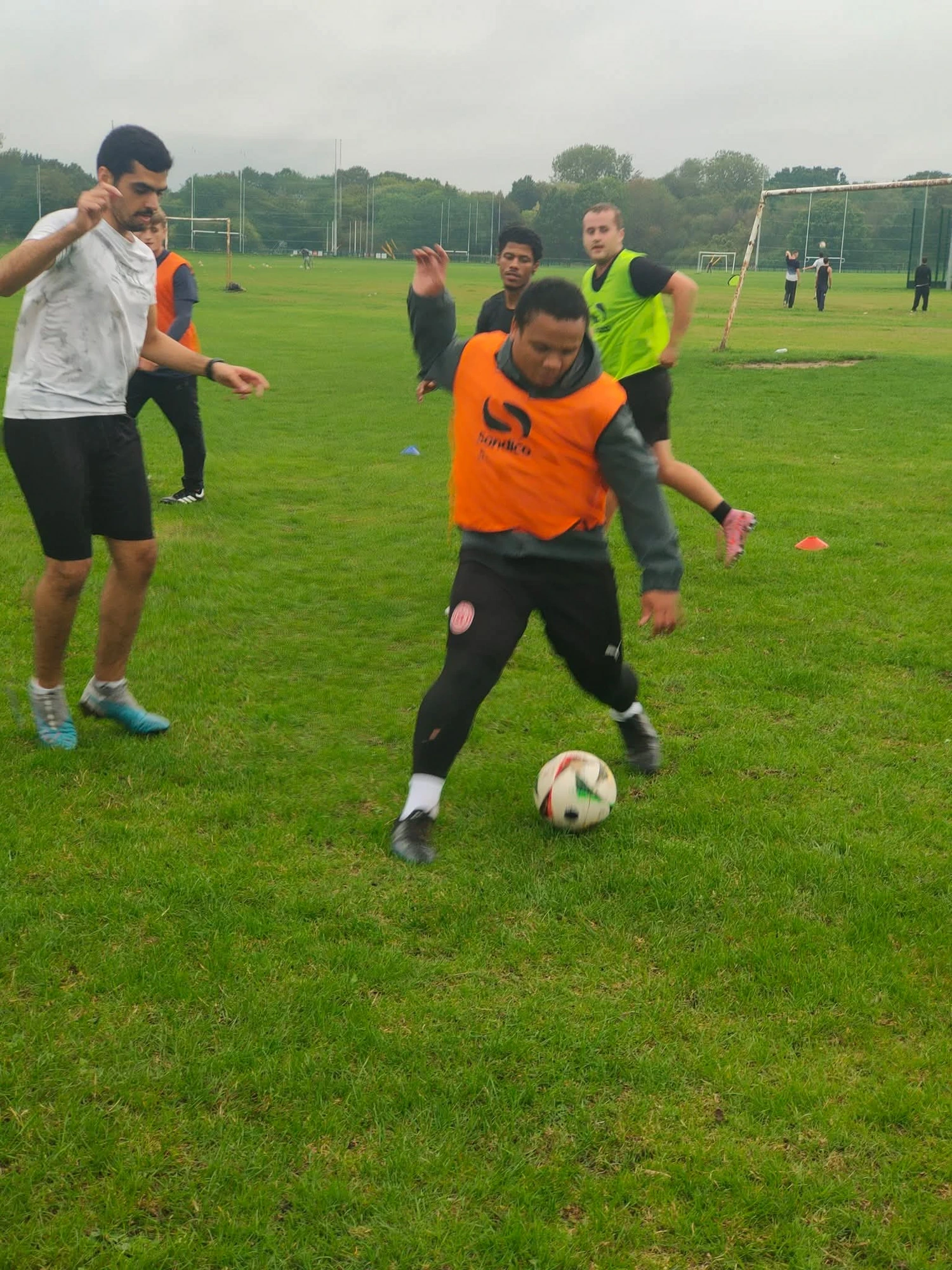 Small-sided game in full flow