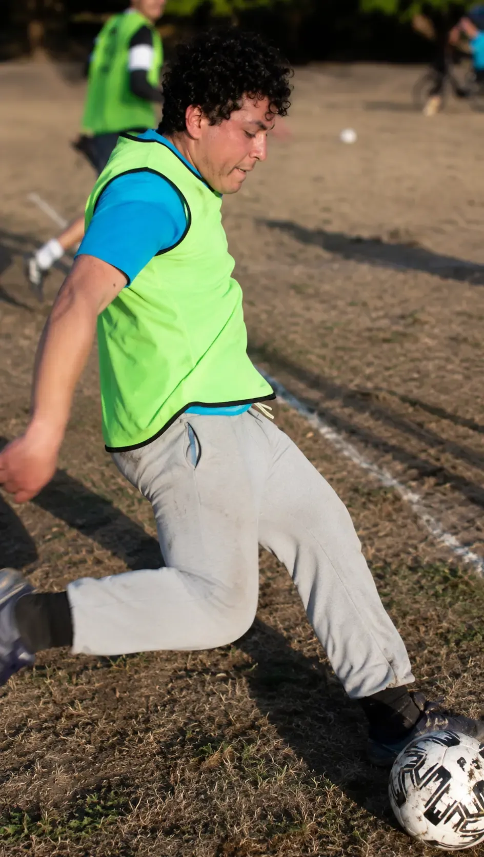 Dynamic stretches before the session