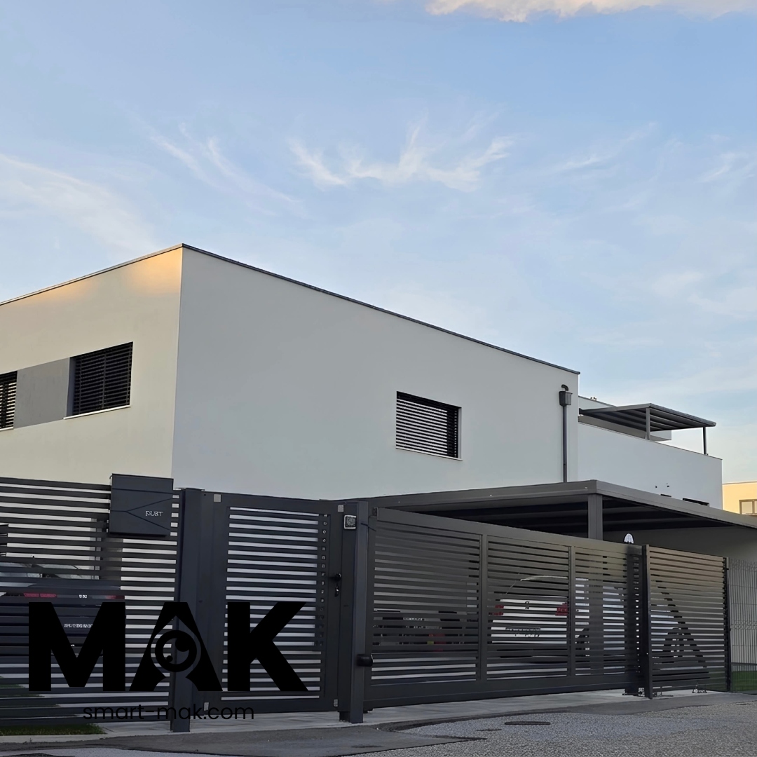 MAK Aluminium Toranlage mit BFT-Antrieb – Referenz