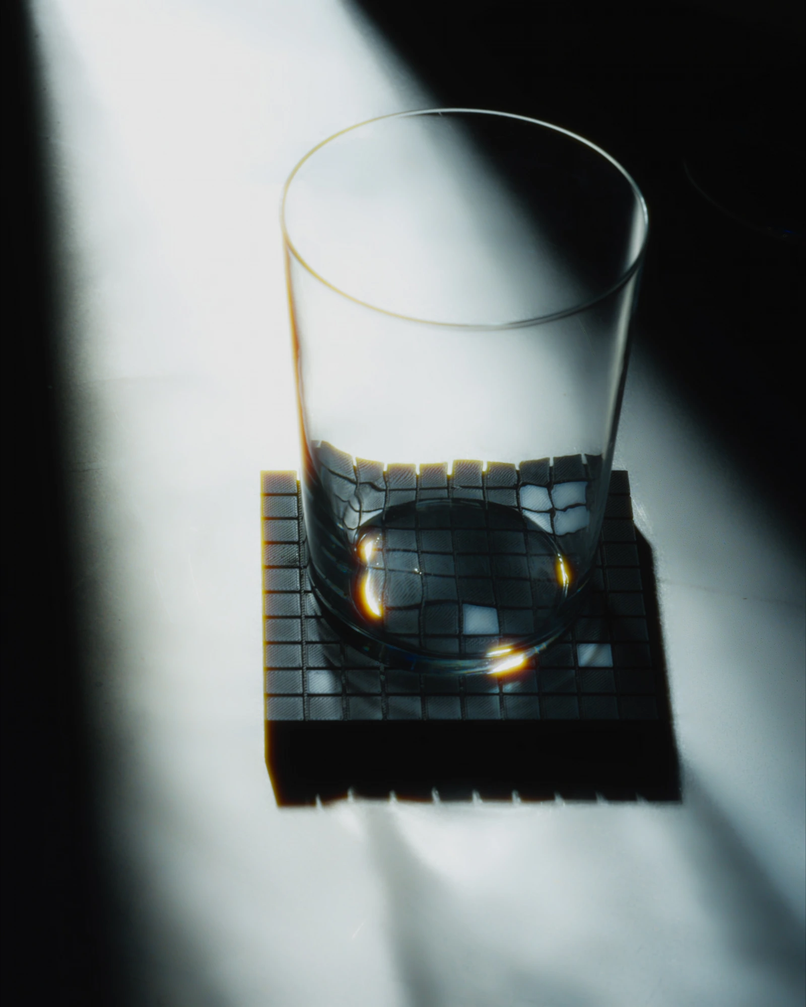 THE SQUARE COASTER with glass