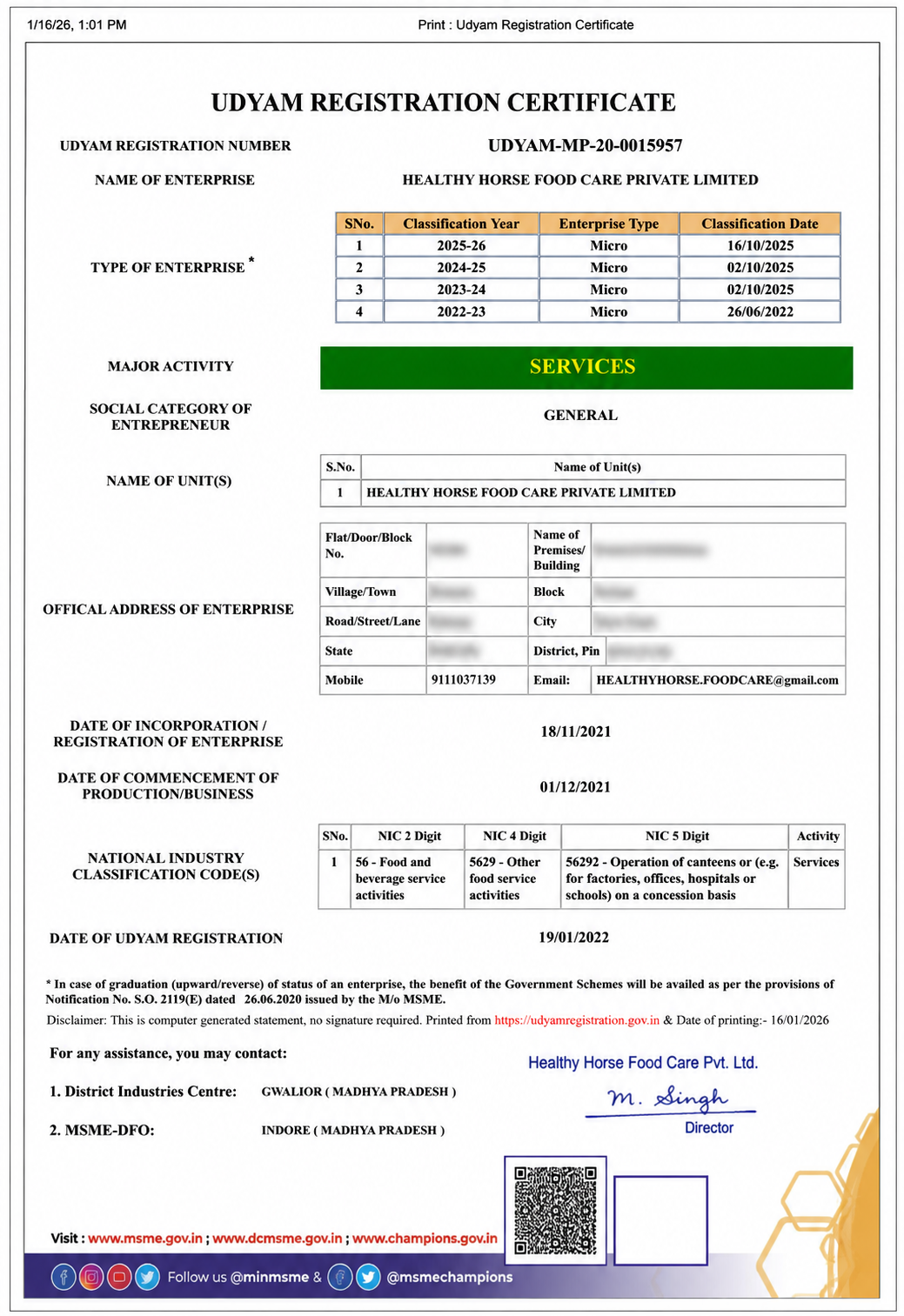 MSME Registration
