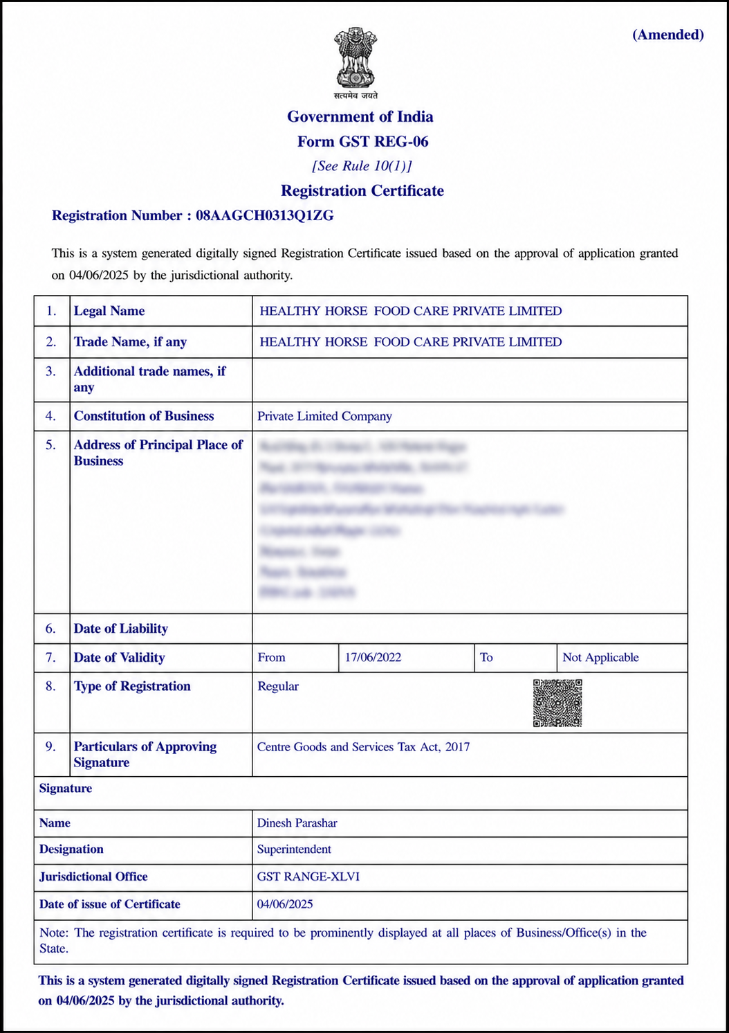 RAJ GST Registration