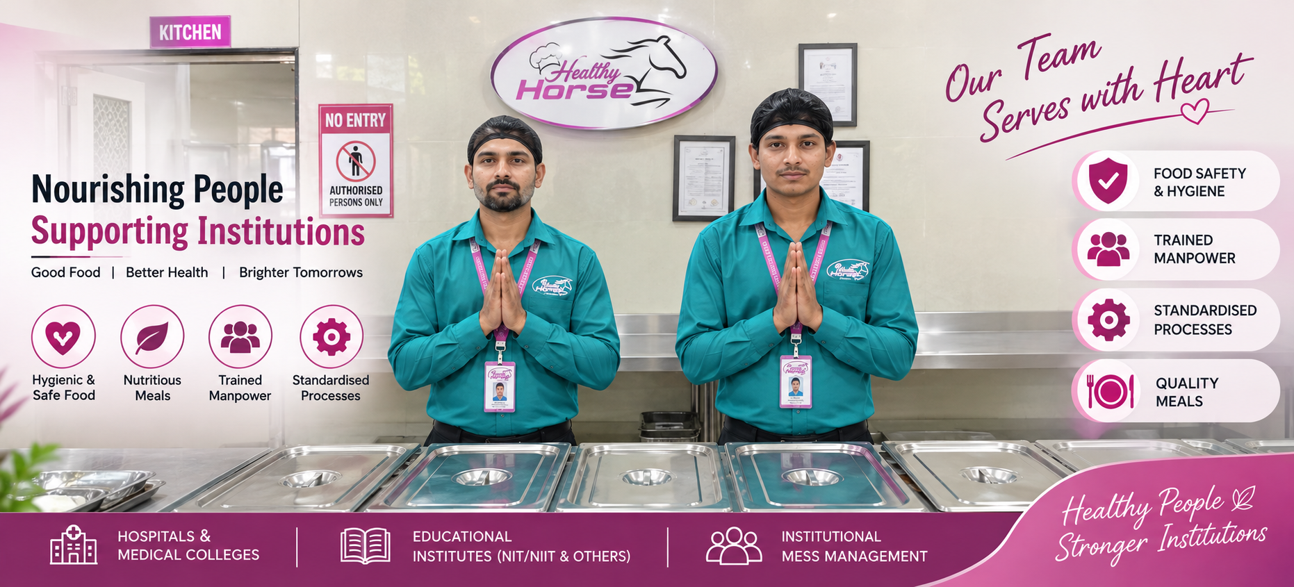Nourishing People, Supporting Institutions
