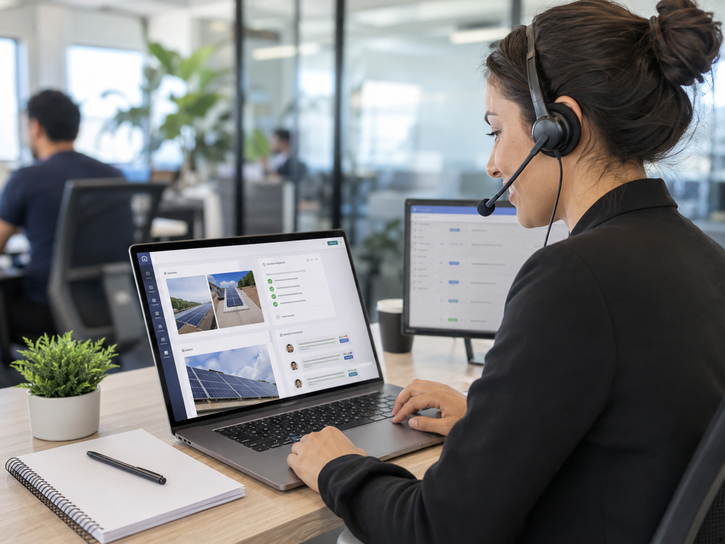 Call center supporting Australian energy technicians and installers