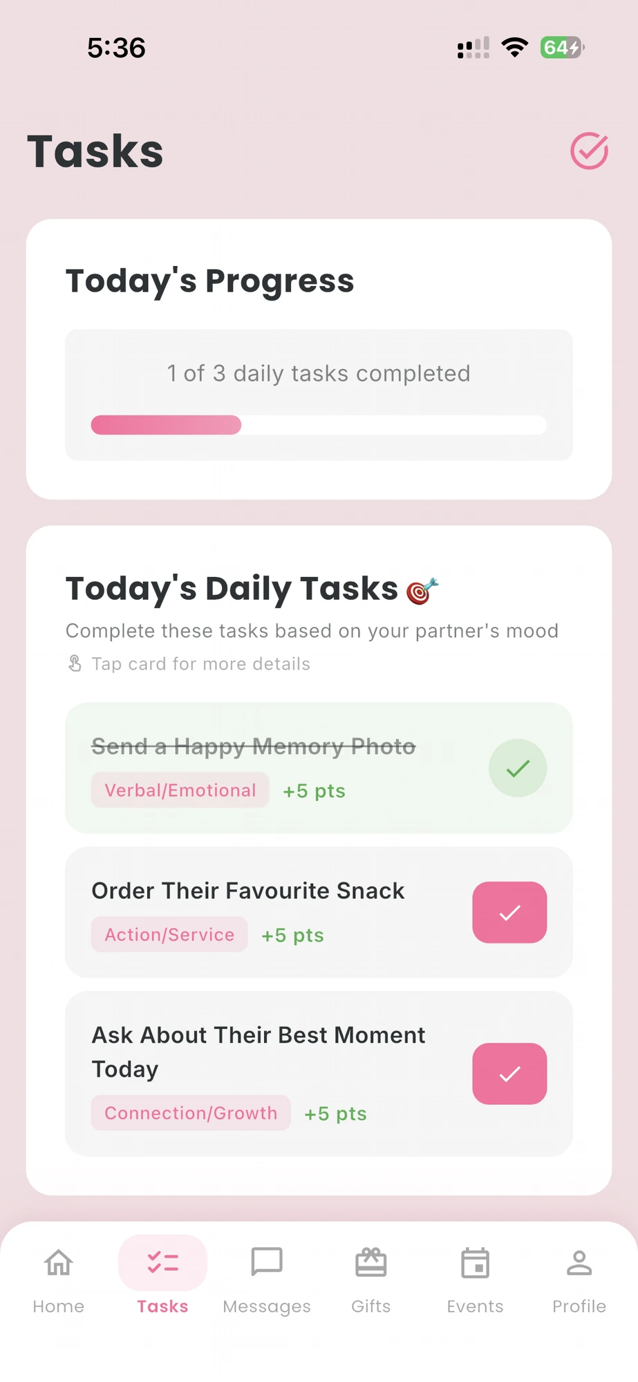 Daily Tasks