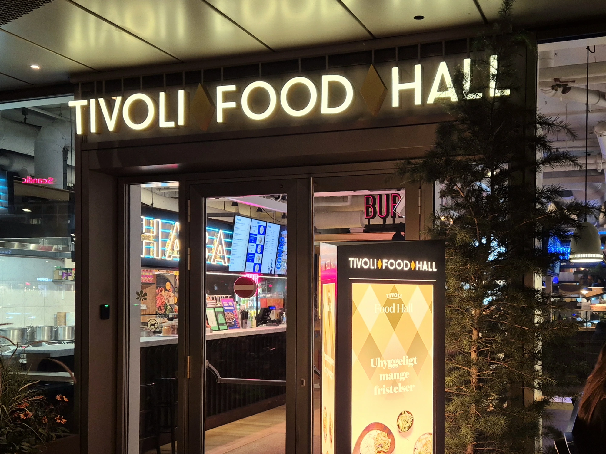 Tivoli Food Hall food market in Copenhagen