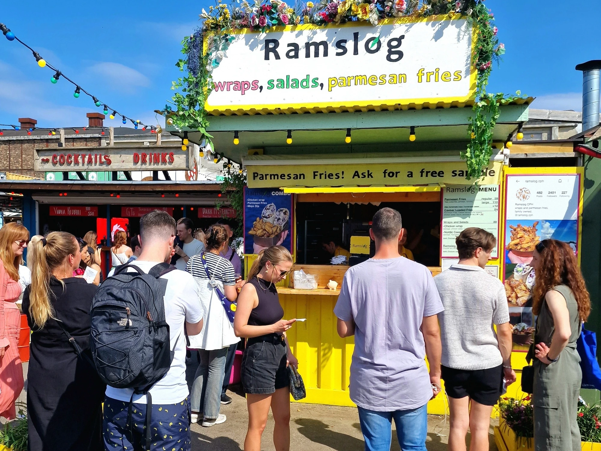 Reffen food market in Copenhagen