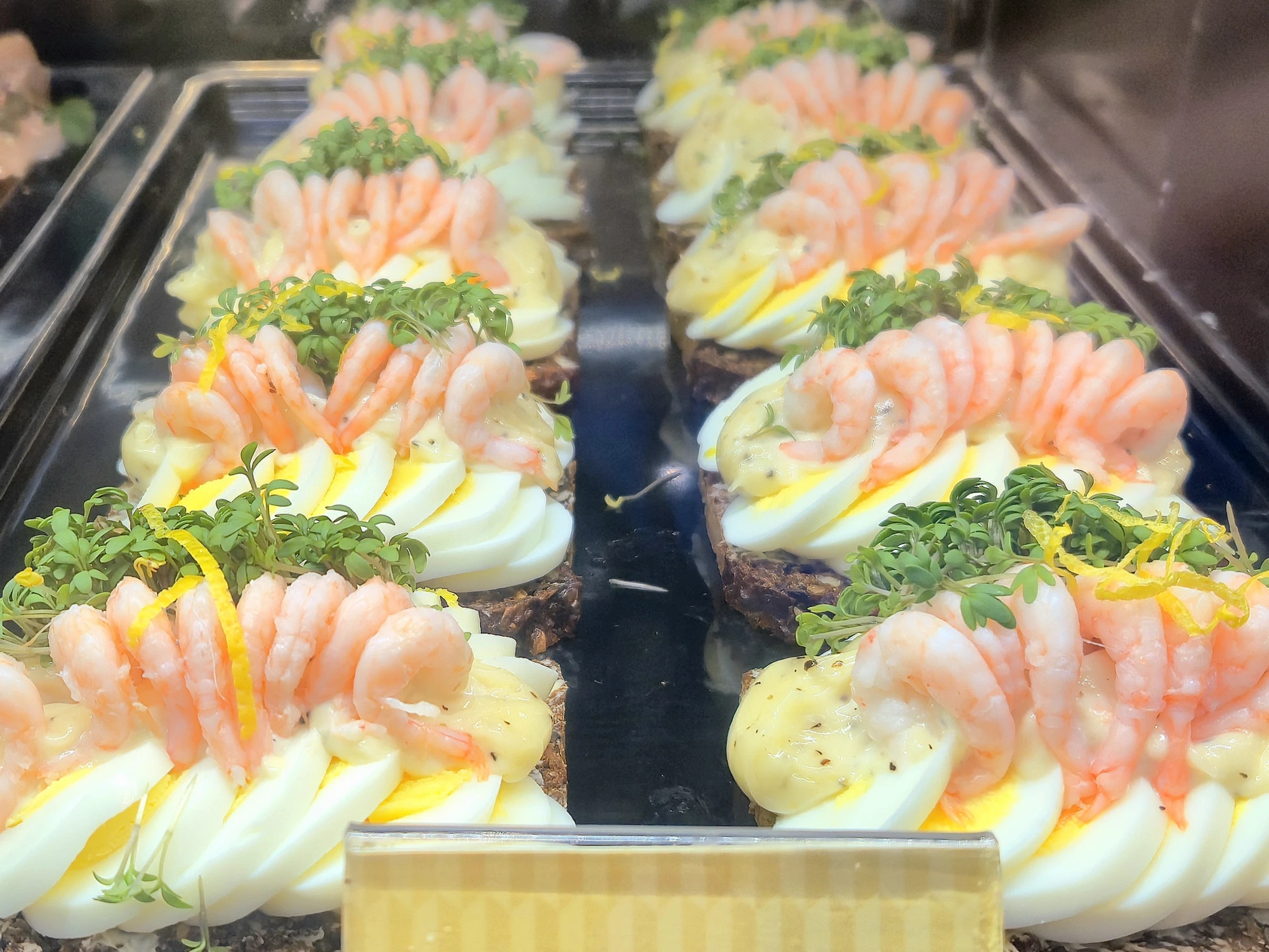 Danish smørrebrød open sandwiches