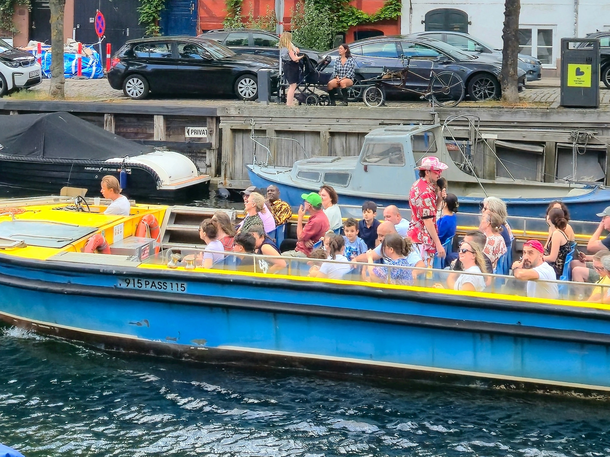 Canal boat tour