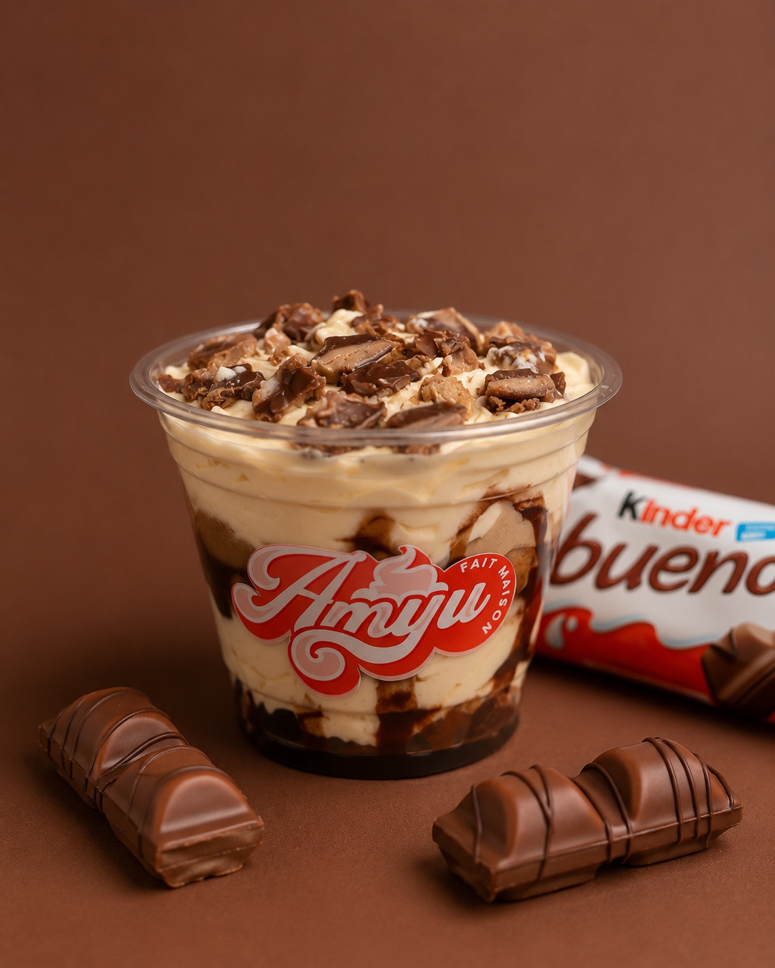 Tiramisu Kinder Bueno — dessert artisanal fait maison Amyu, Carcassonne