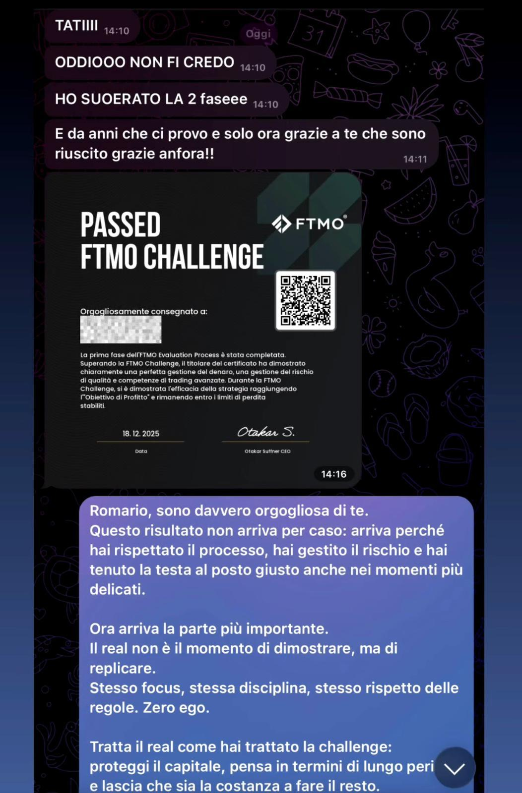 Testimonianza studente 1
