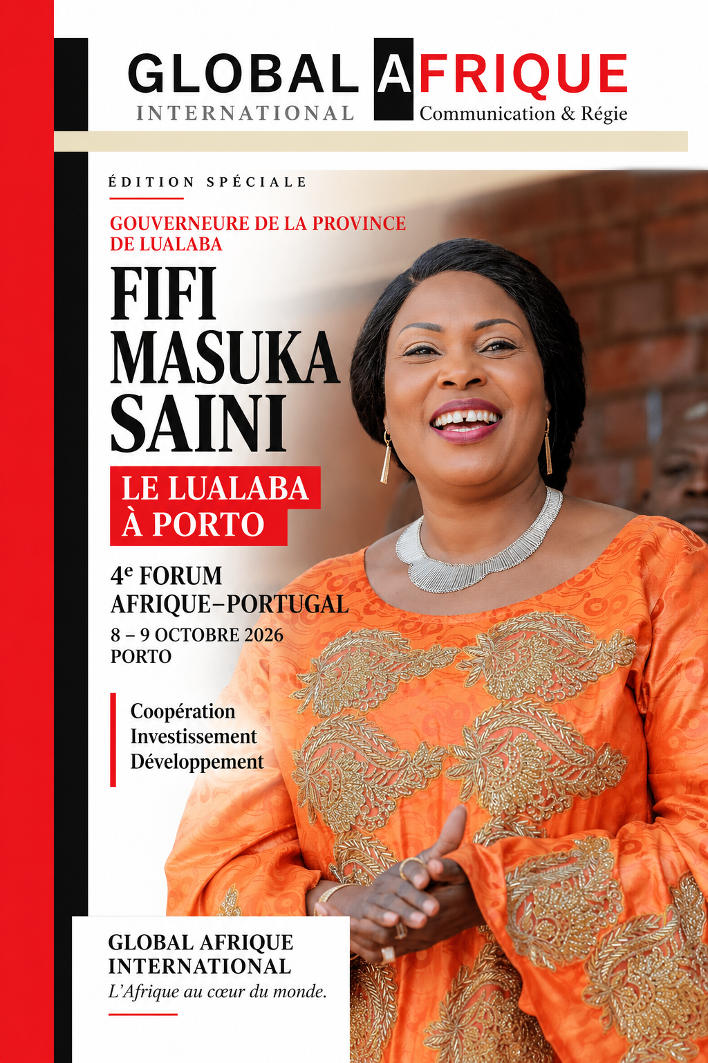 Gouverneure de la province de Lualaba FIFI MASUKA SAINI