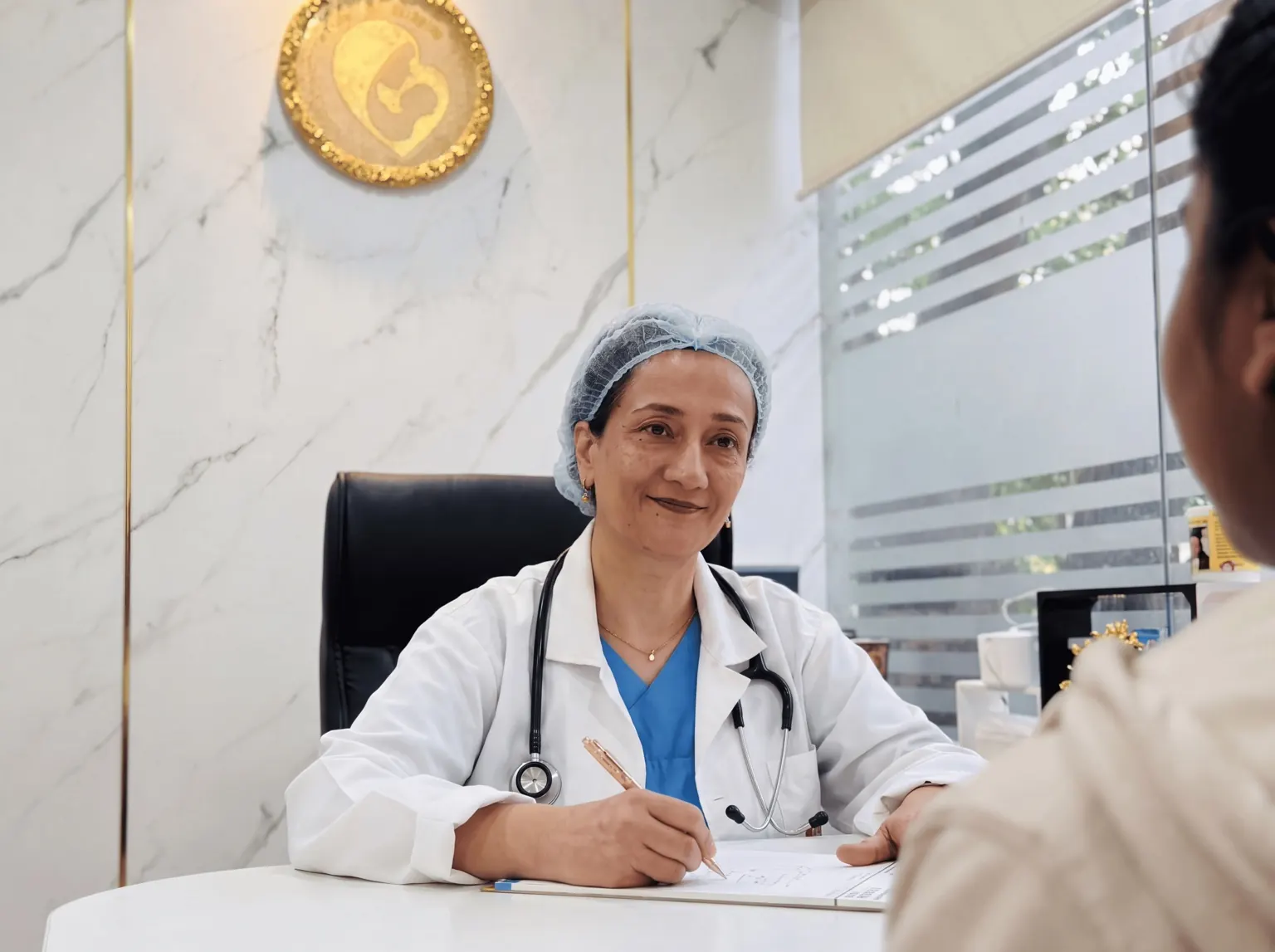 Mom and More Clinic — Dr. Yasmin at work