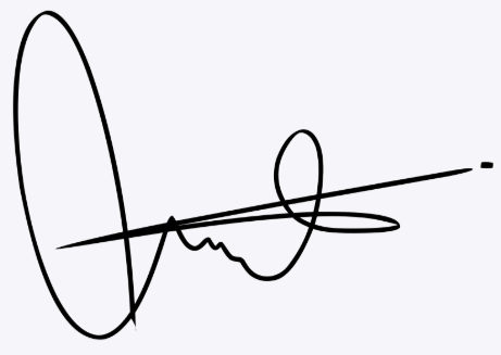 Firma della Presidenza