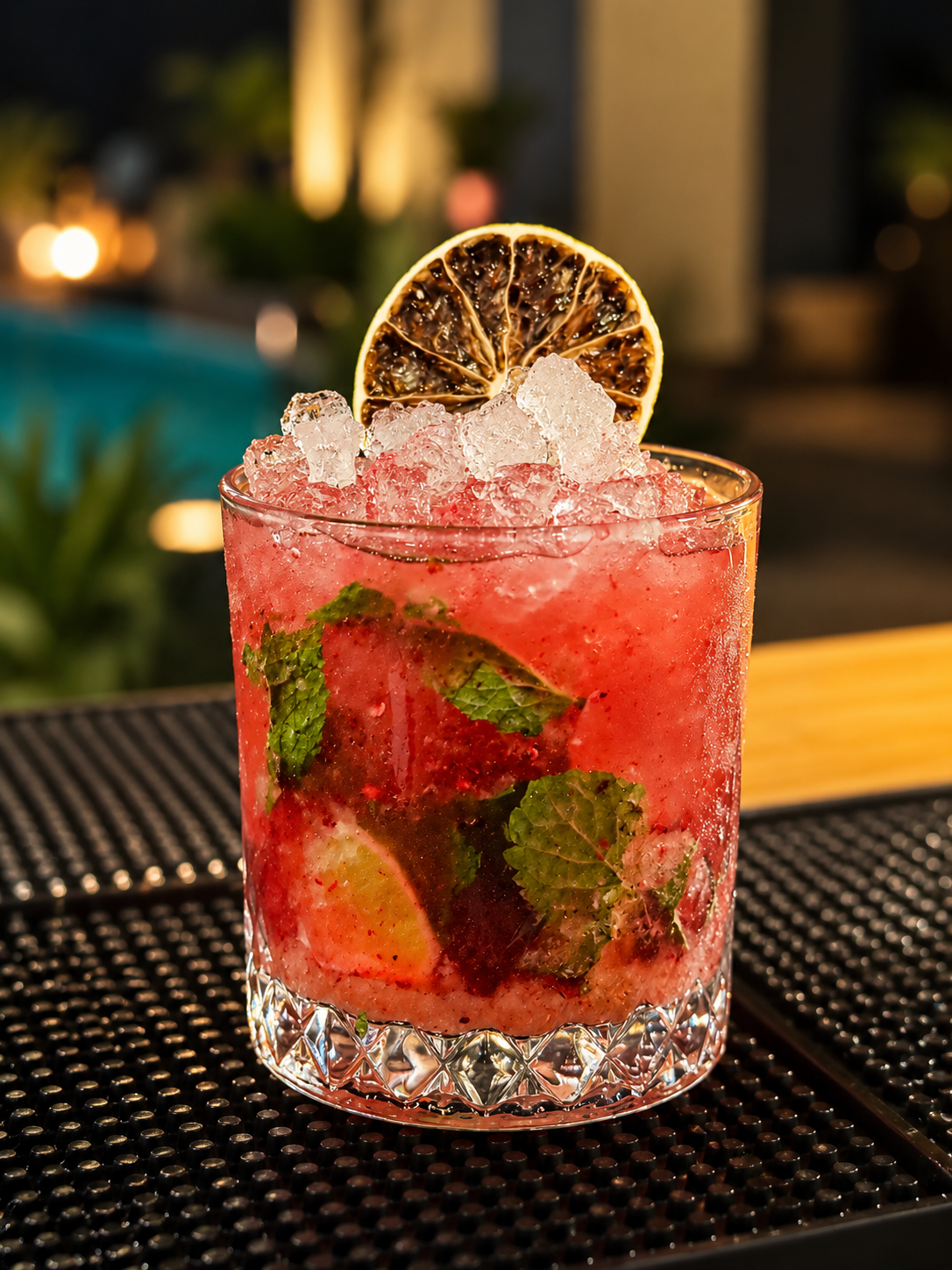 Cocktail aux fruits rouges — création Ô Fil des Verres