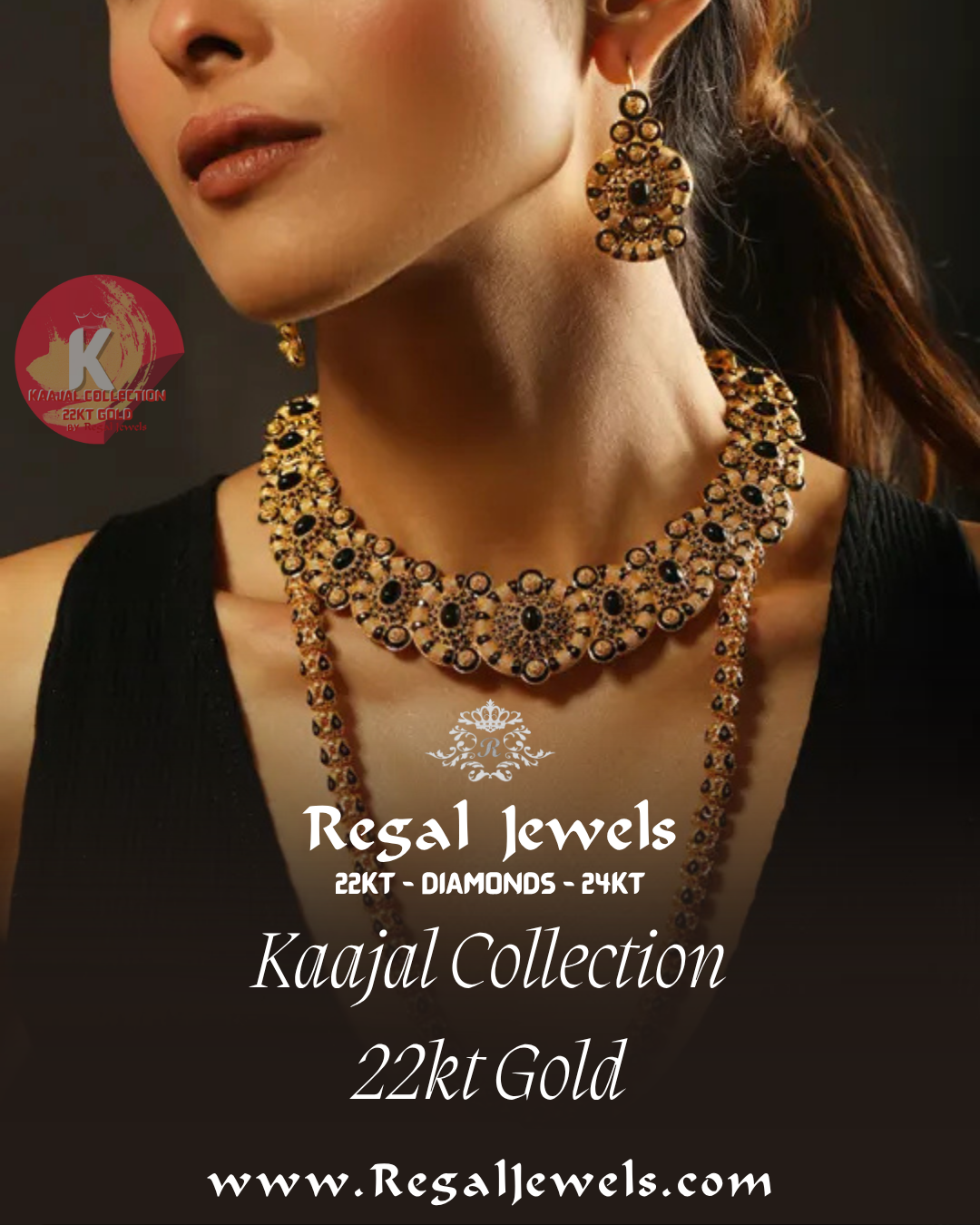 Kaajal Collection 22kt gold jewelry by Regal Jewels