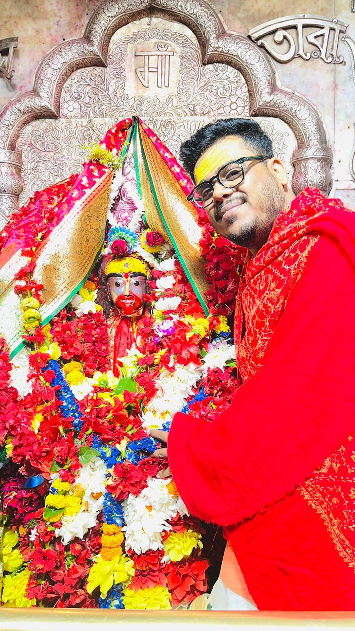Joydip Banerjee ji at Maa Tara mandir