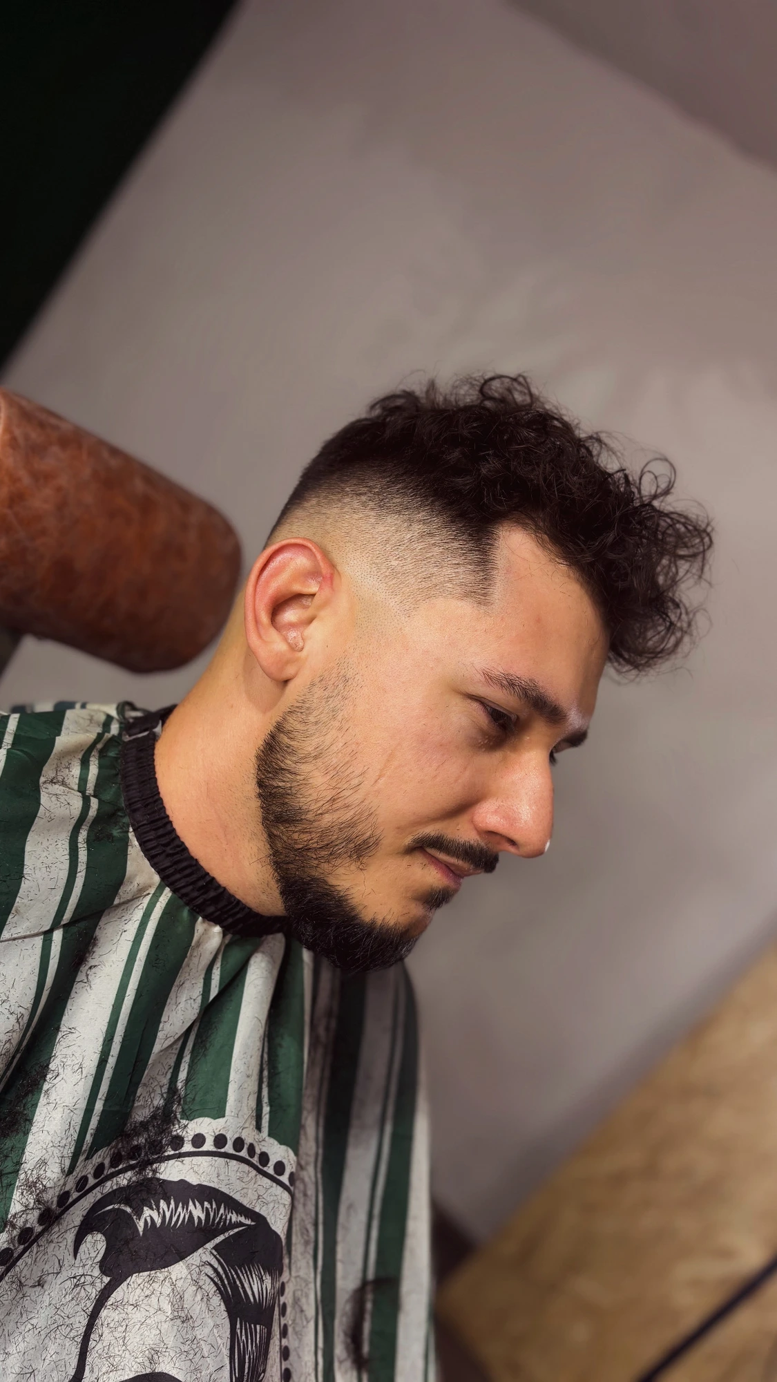 Textúrált fade oldalnézet