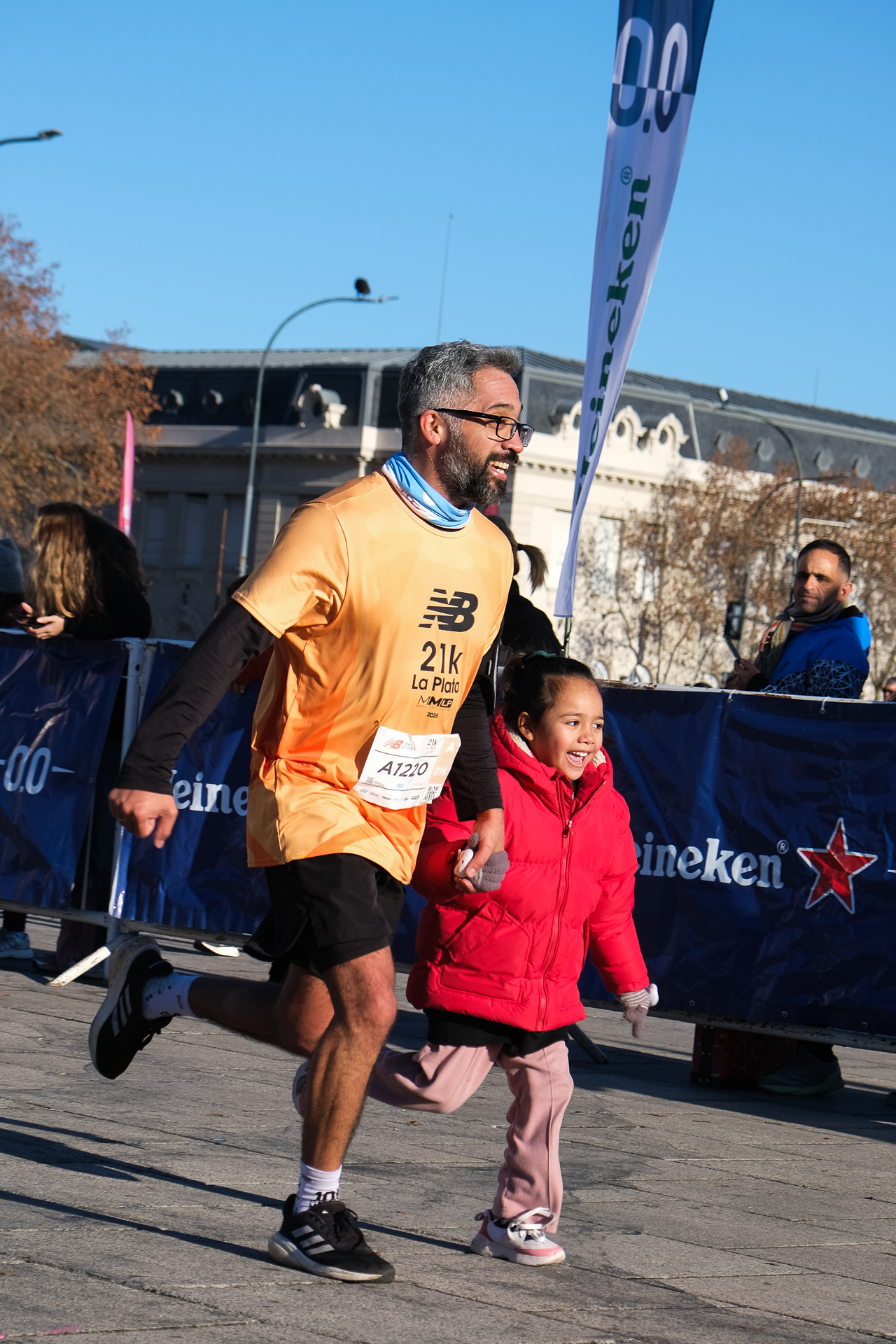 Padre e hija en 21k La Plata