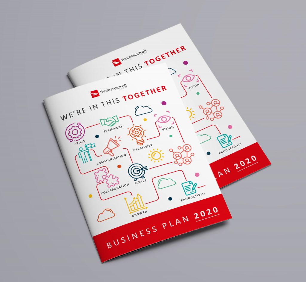 Thomas Carroll Business Plan — Brochure Design by Yellow, marketing agency Liverpool