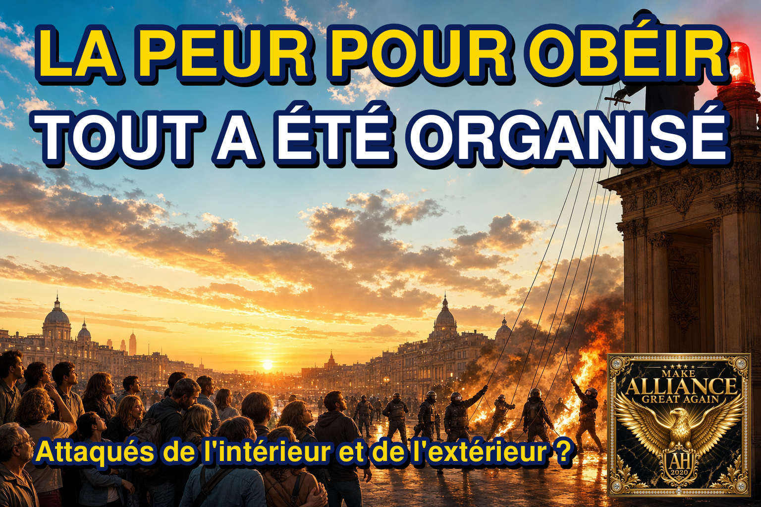 LA PEUR POUR OBÉIR : TOUT A ÉTÉ ORGANISÉ