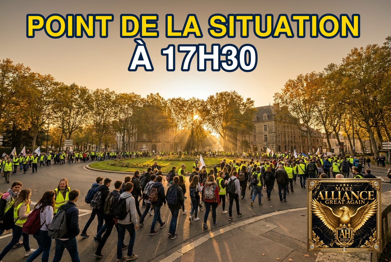 POINT DE LA SITUATION À 17H30 | SAMEDI 17 OCTOBRE