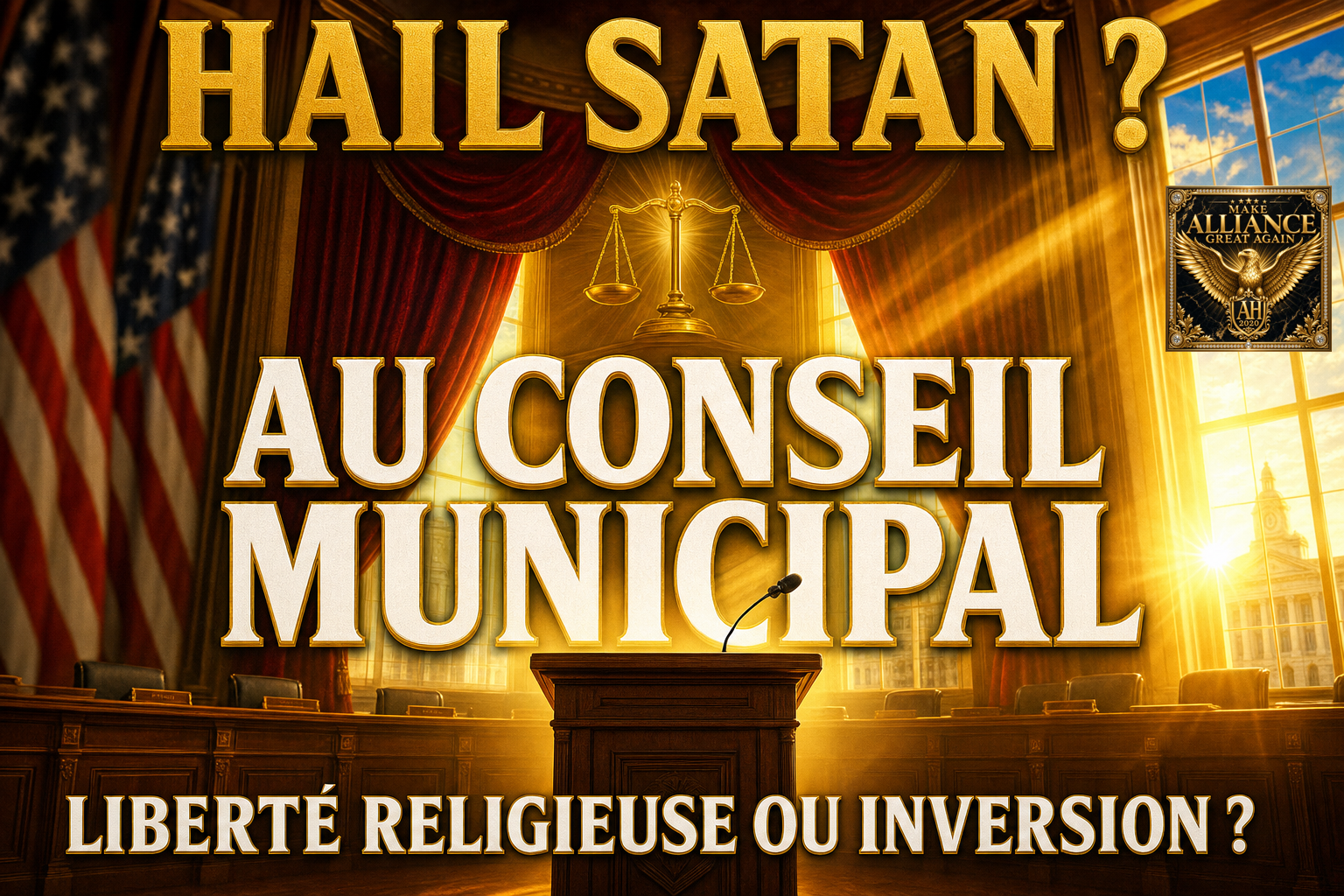 HAIL SATAN ? AU CONSEIL MUNICIPAL : LIBERTÉ RELIGIEUSE OU INVERSION ?