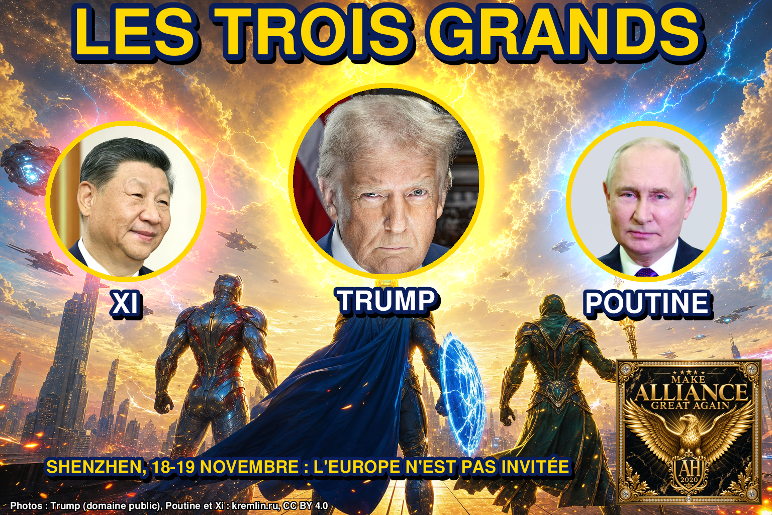 LES TROIS GRANDS SE RETROUVENT ENSEMBLE