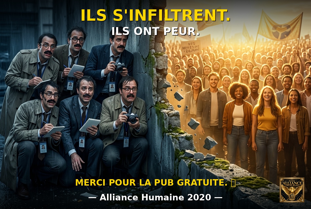 Ils S'Infiltrent. Ils Ont Peur. Et Ils Nous Font De La Pub Gratuite.
