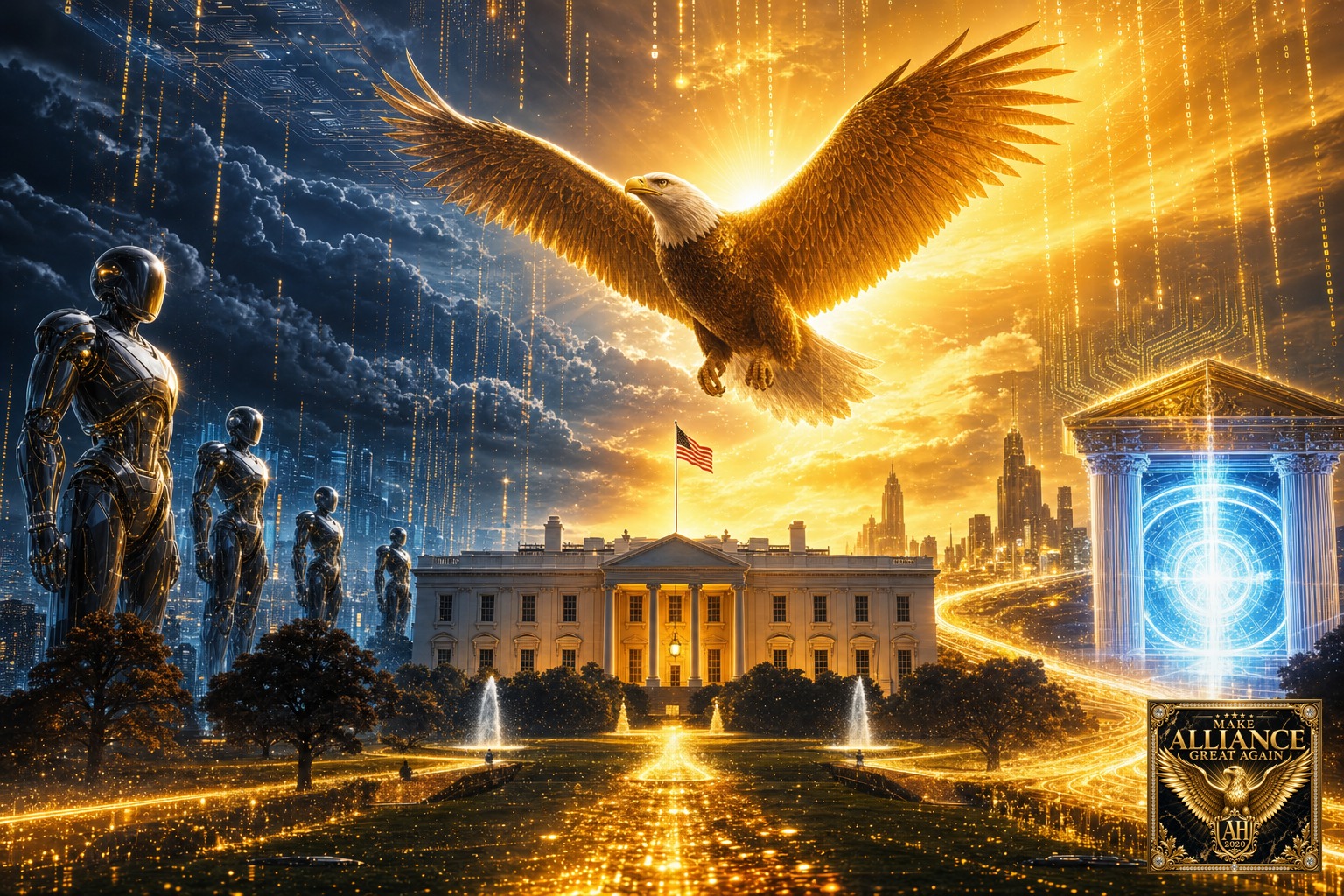 TRUMP POSE LES BASES DE LA SUPER INTELLIGENCE SOUVERAINE