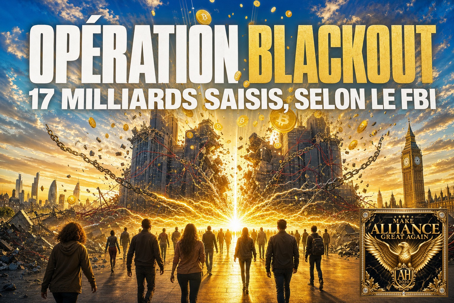 OPÉRATION BLACKOUT : 17 MILLIARDS SAISIS, SELON LE FBI
