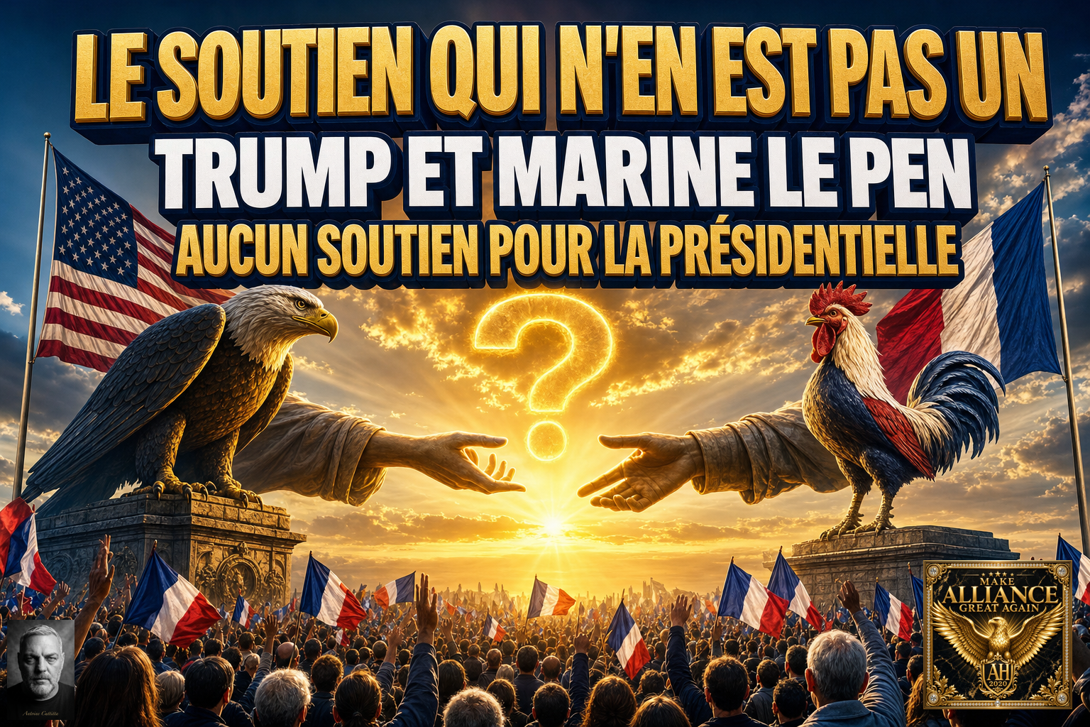 TRUMP ET MARINE LE PEN : LE SOUTIEN QUI N'EN EST PAS UN