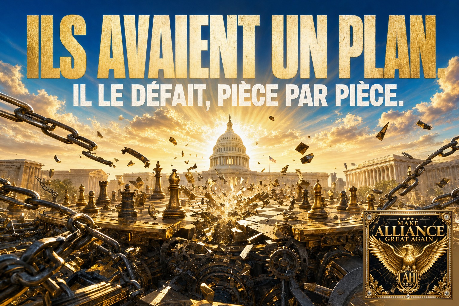 ILS AVAIENT UN PLAN. IL LE DÉFAIT, PIÈCE PAR PIÈCE.