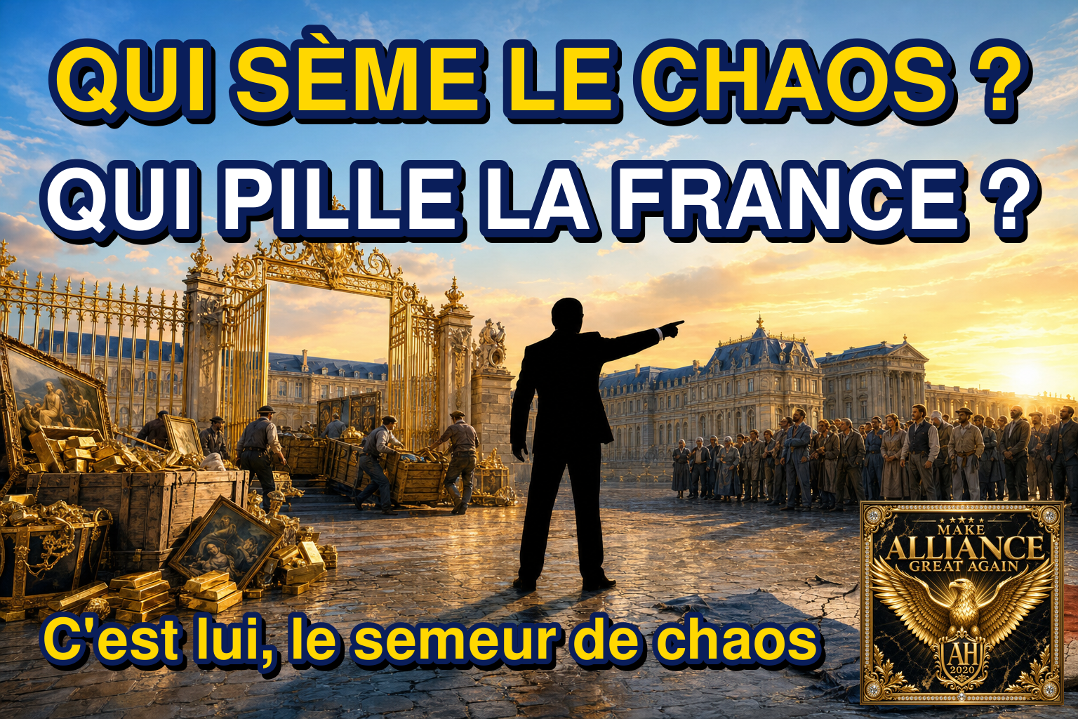 QUI SÈME LE CHAOS ? QUI PILLE LA FRANCE ?