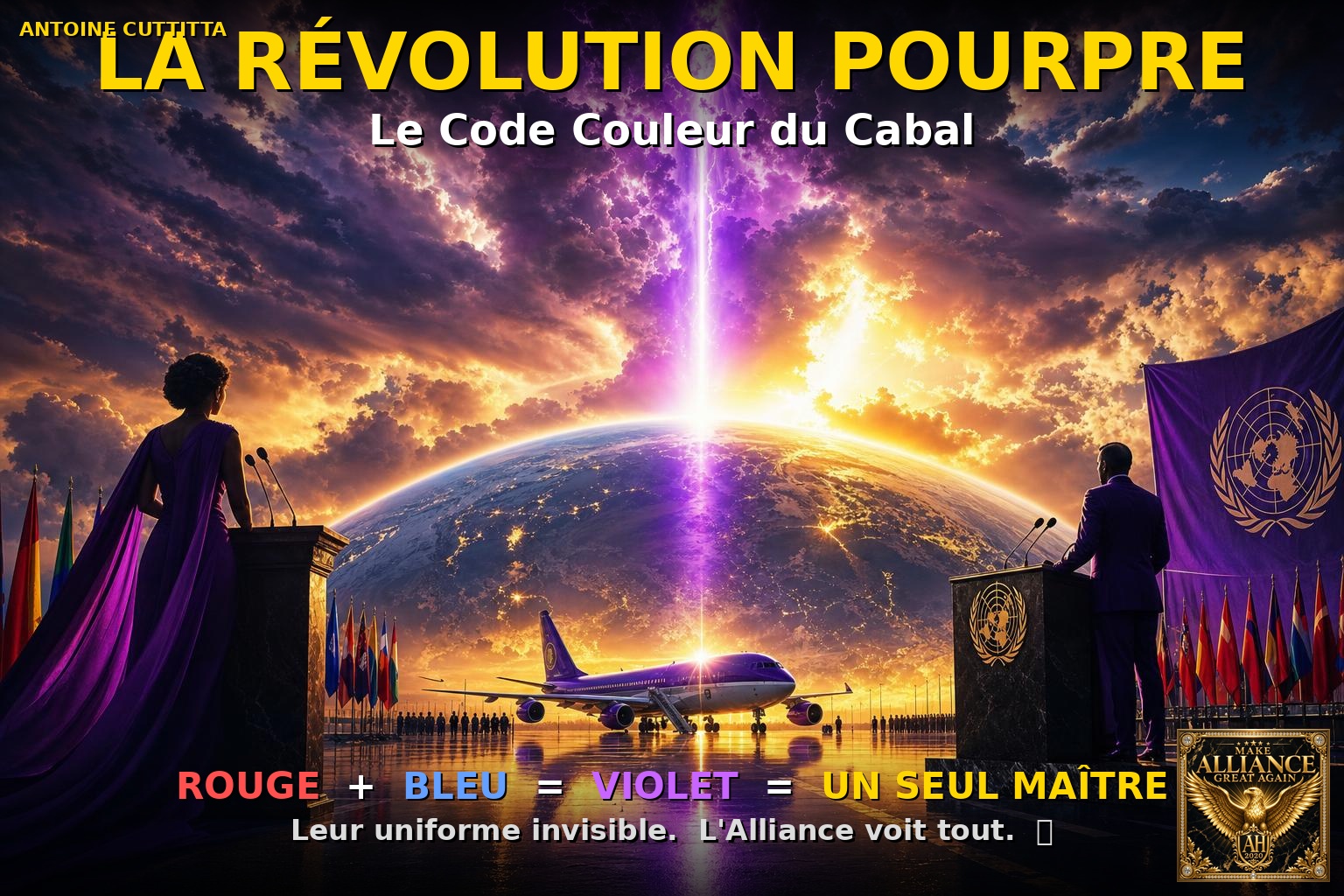 LA RÉVOLUTION POURPRE — Le Code Couleur du Cabal